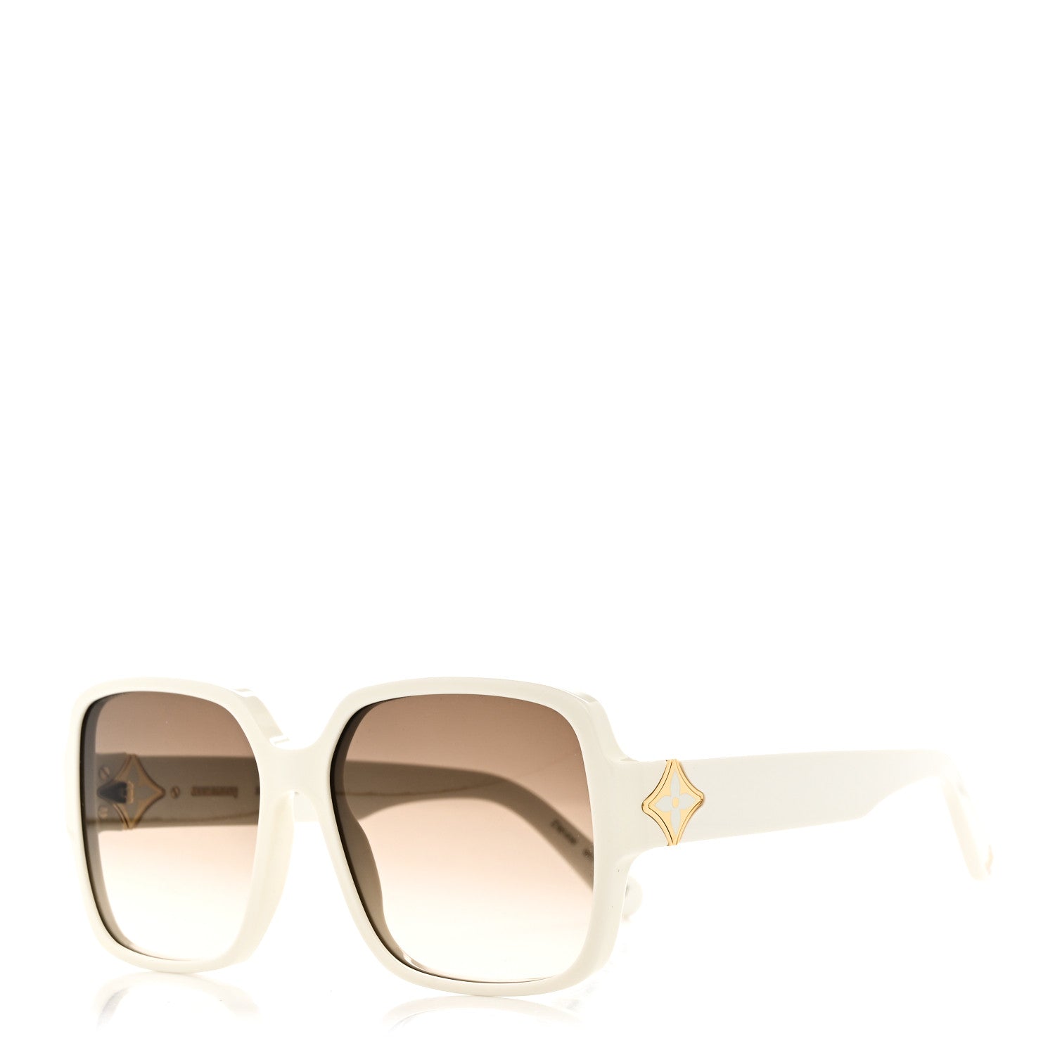 Louis Vuitton My LV Flower Square Sunglasses Z1613W White 1 of 7