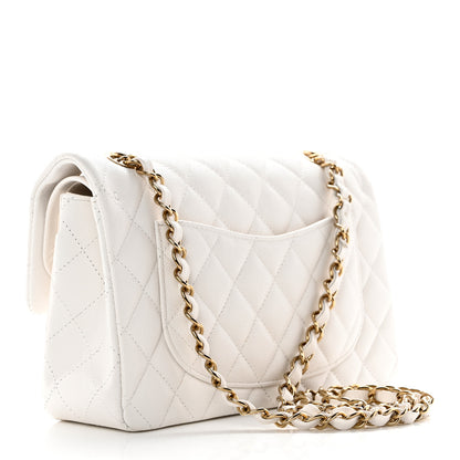 Chanel Caviar Quilted Small Double Flap White 3 of 13