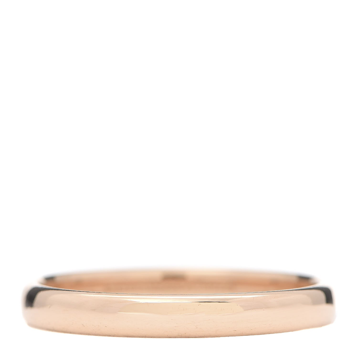 Tiffany 18K Rose Gold 3mm Classic Wedding Band Ring 62 10 1 of 5
