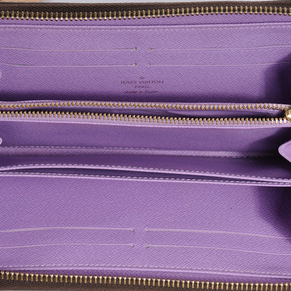 Louis Vuitton Damier Ebene Illustre Zippy Wallet Violet 6 of 8