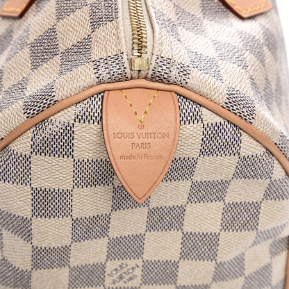 Louis Vuitton Damier Azur Speedy 30 6 of 15
