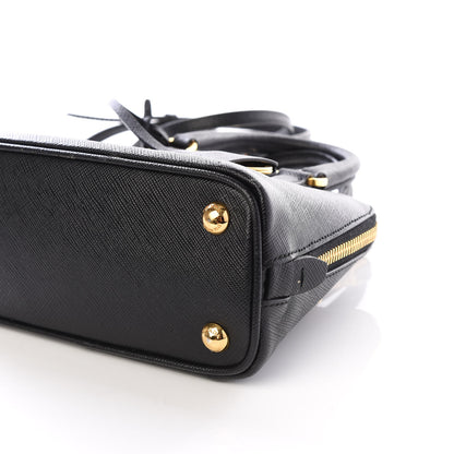 Prada Saffiano Lux Mini Promenade Tote Black 5 of 7
