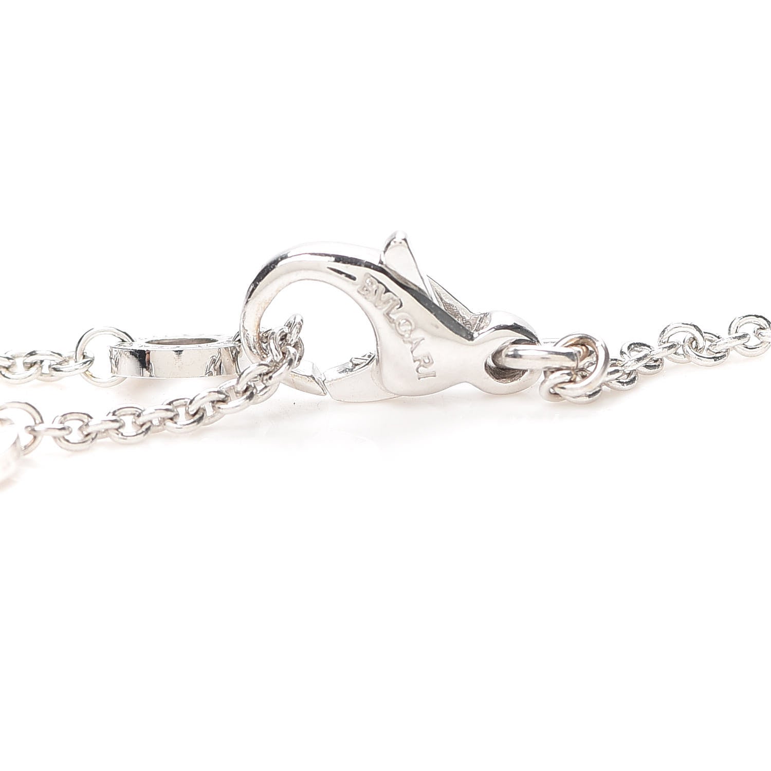 Bulgari 18K White Gold Cicladi Pendant Necklace 4 of 7