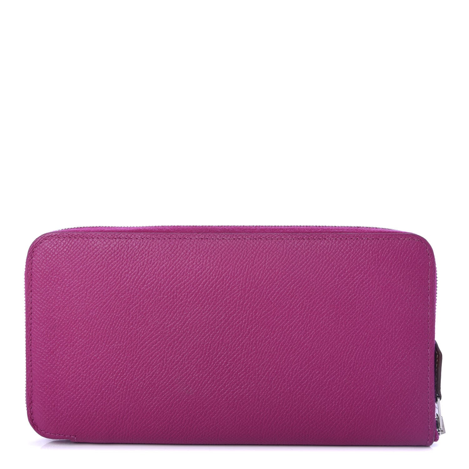 Hermes Epsom Silk'In Wallet Rose Pourpre Bleu Lin 1 of 8