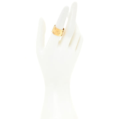 Louis Vuitton Nanogram Ring M Gold 2 of 5