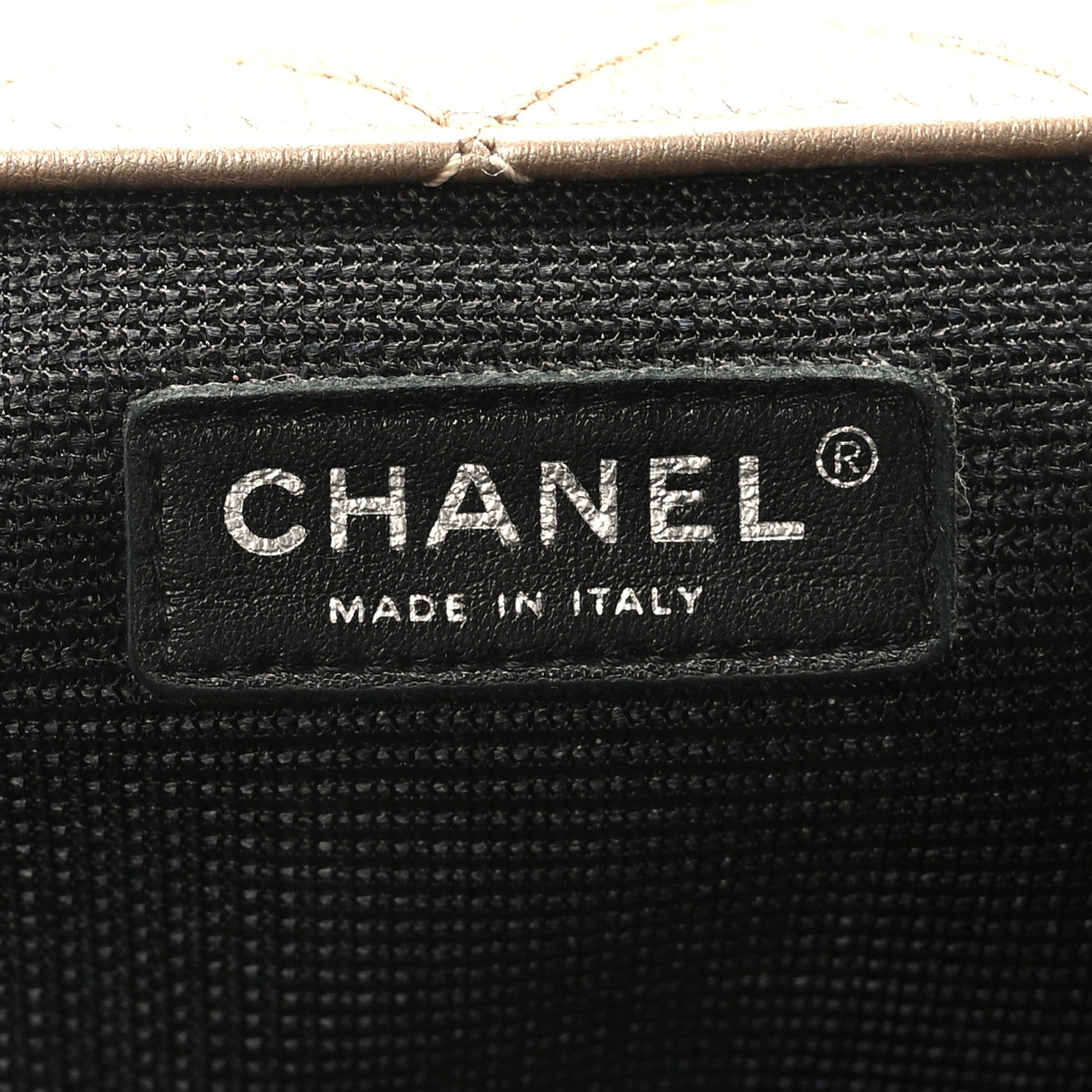 Chanel Metallic Calfskin Quilted XXL Travel Flap Bag Gold 6 of 9