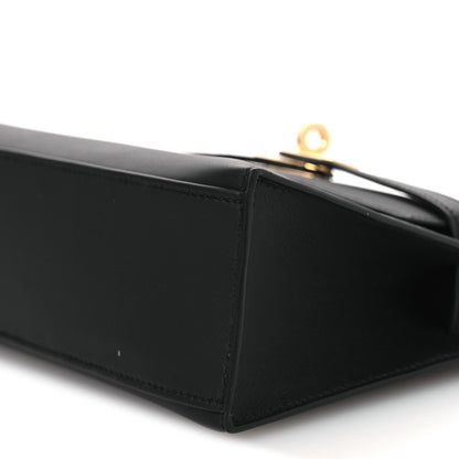 Hermes Swift Kelly Pochette Clutch Black 10 of 12