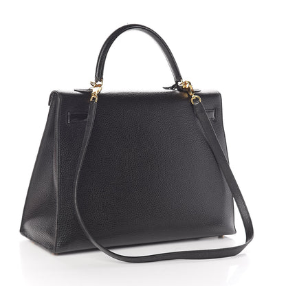 Hermes Ardennes Kelly Sellier 35 Black 3 of 33