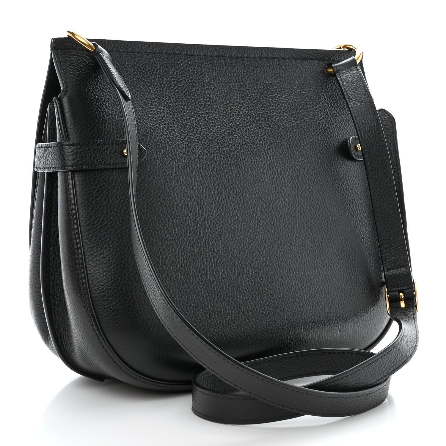Mulberry Small Classic Grain Calfskin Amberley Satchel Black 3 of 10