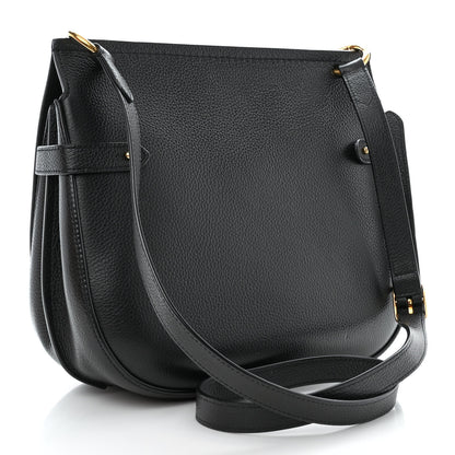 Mulberry Small Classic Grain Calfskin Amberley Satchel Black 3 of 10