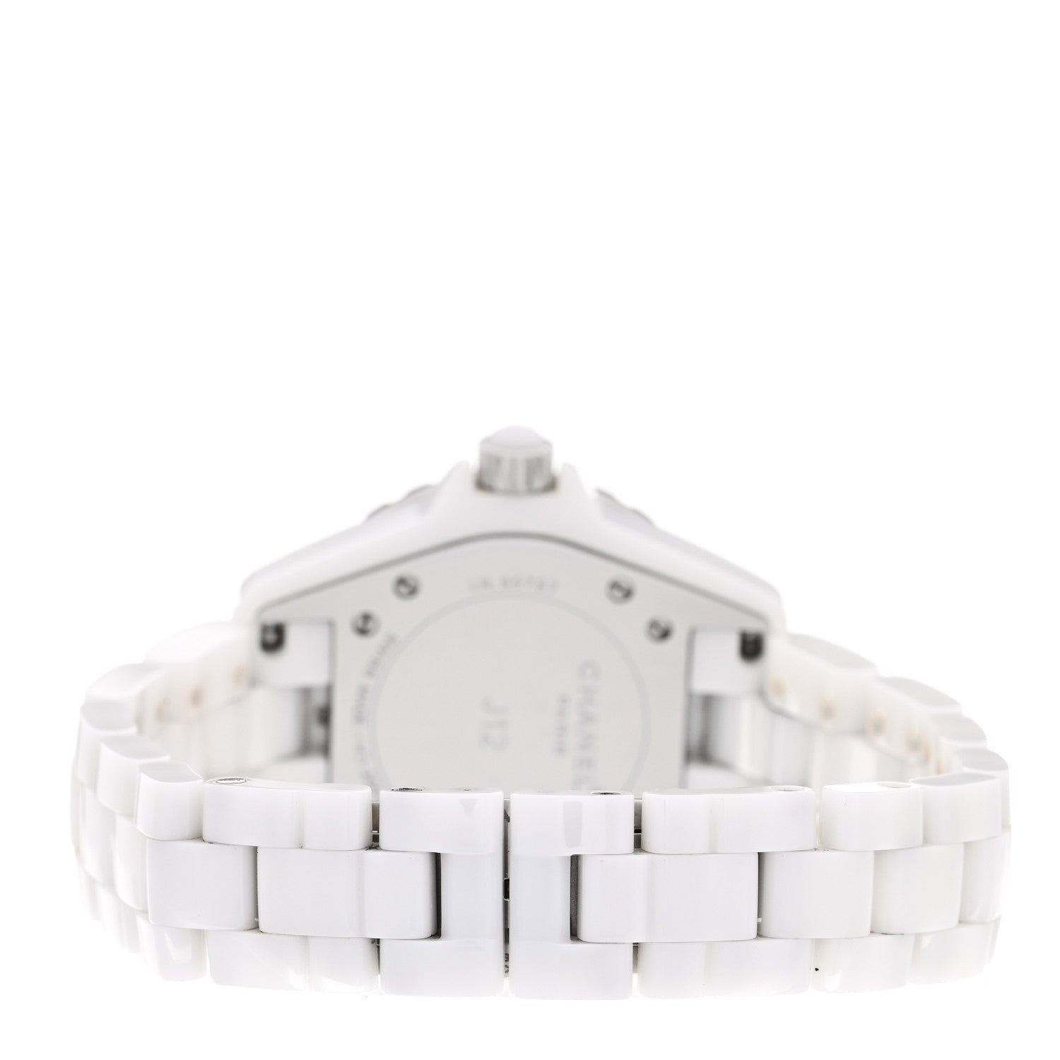 Chanel Stainless Steel Ceramic 33mm J12 Quartz Watch White 3 of 5