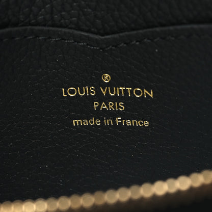 Louis Vuitton Empreinte Monogram Giant Zippy Coin Purse Black Beige 6 of 8