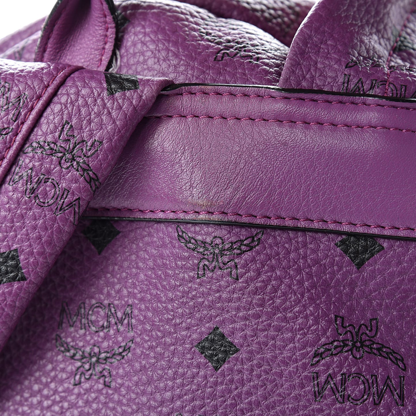 Visetos Studded Medium Stark Backpack Purple