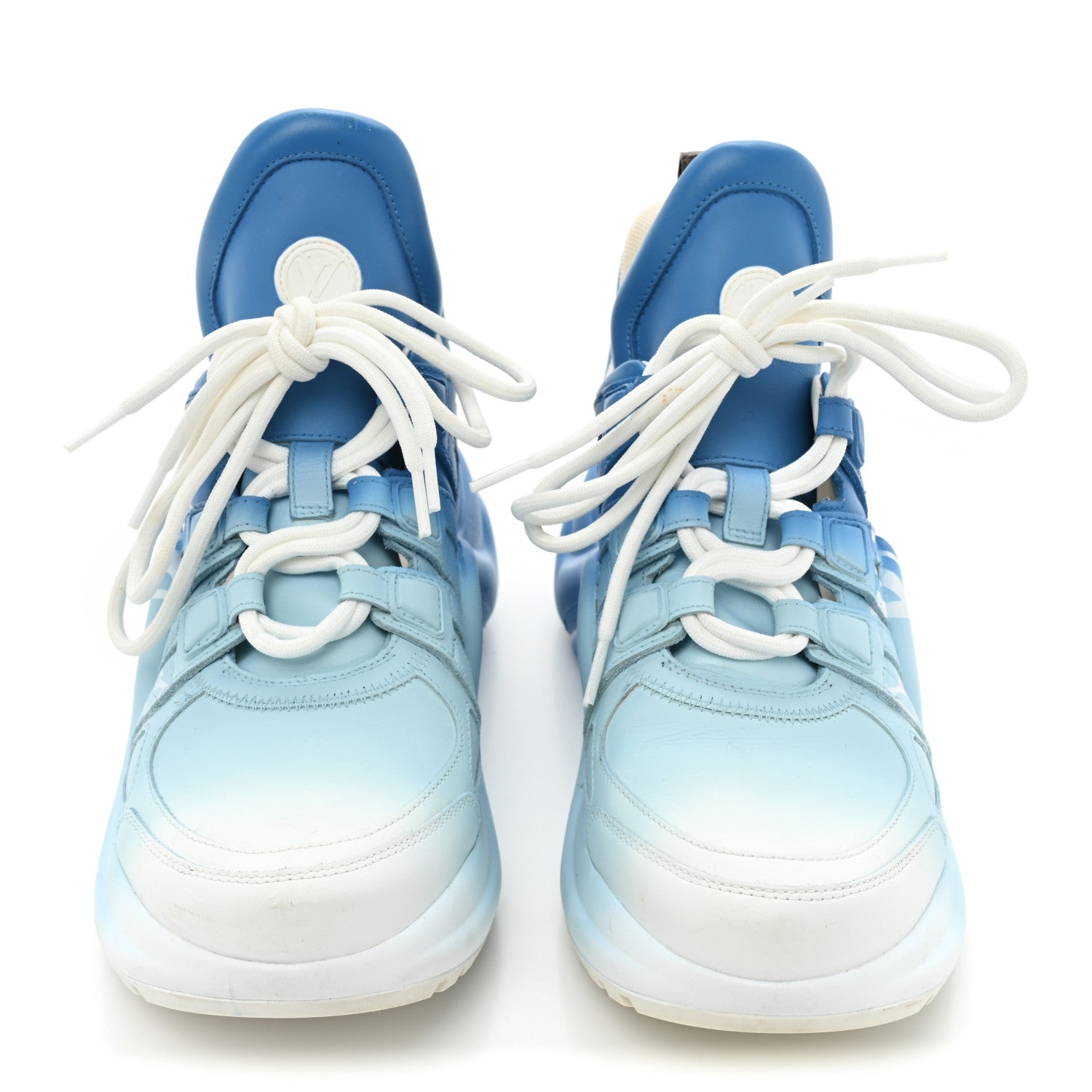 Louis Vuitton Calfskin LV Archlight Sneakers 36.5 Blue 2 of 12