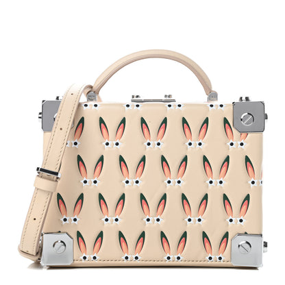 MCM Lambskin Star Eyed Bunny Small Berlin Crossbody Natural 1 of 12