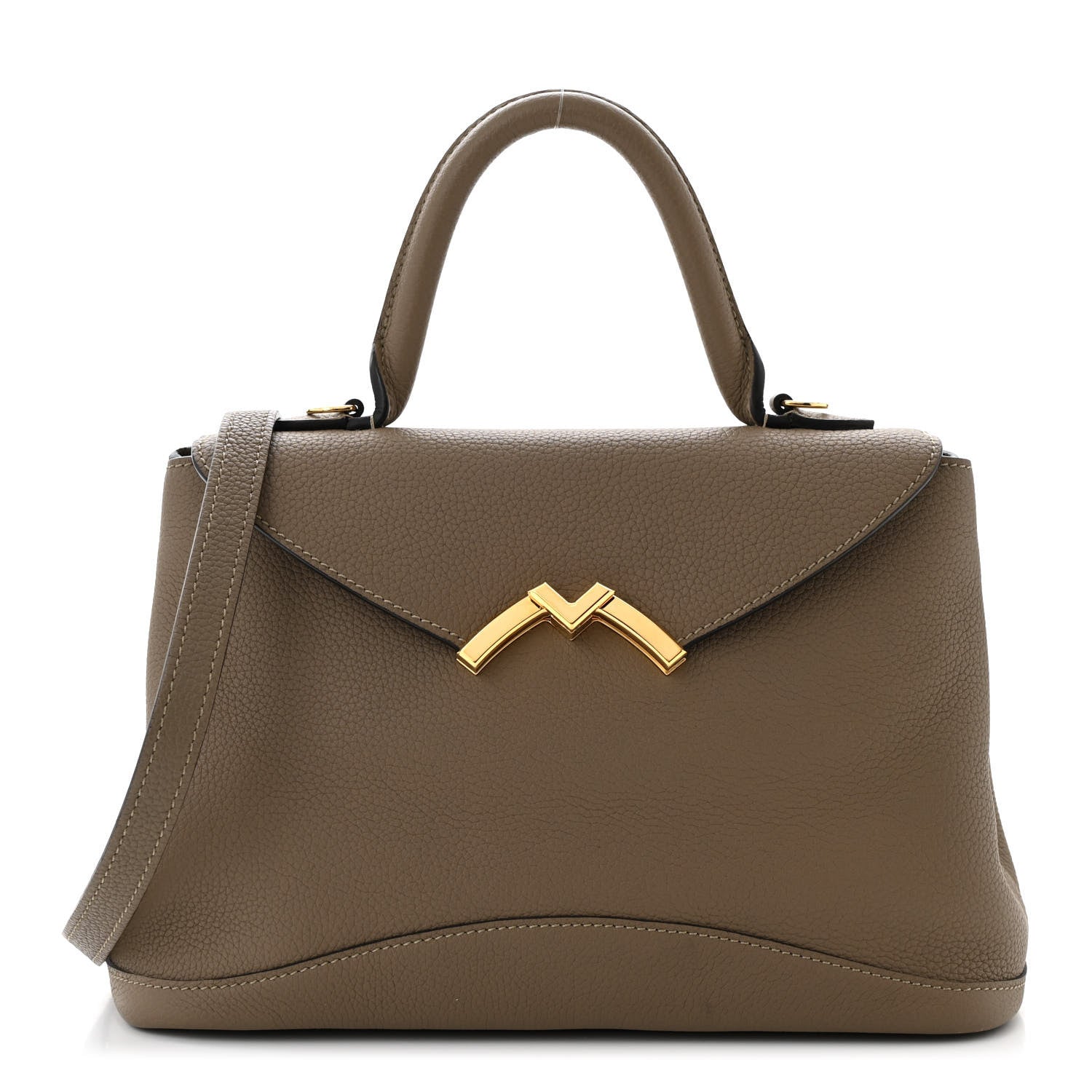 Moynat Taurillon Blush Calfskin Gabby PM Taupe 1 of 9