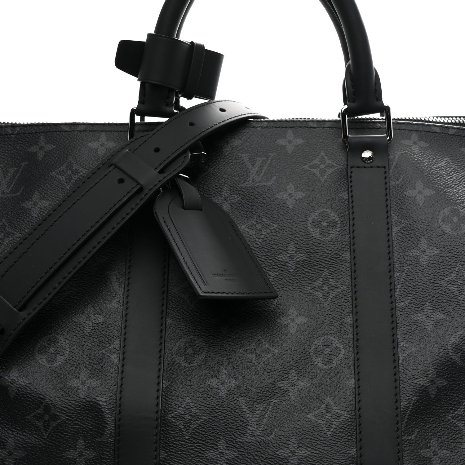 Louis Vuitton Monogram Eclipse Keepall Bandouliere 55 7 of 9