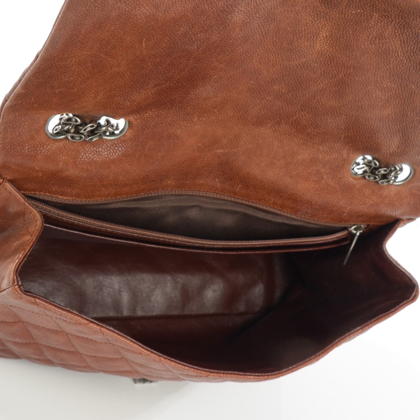 Washed Caviar Reissue 226 Flap Brown