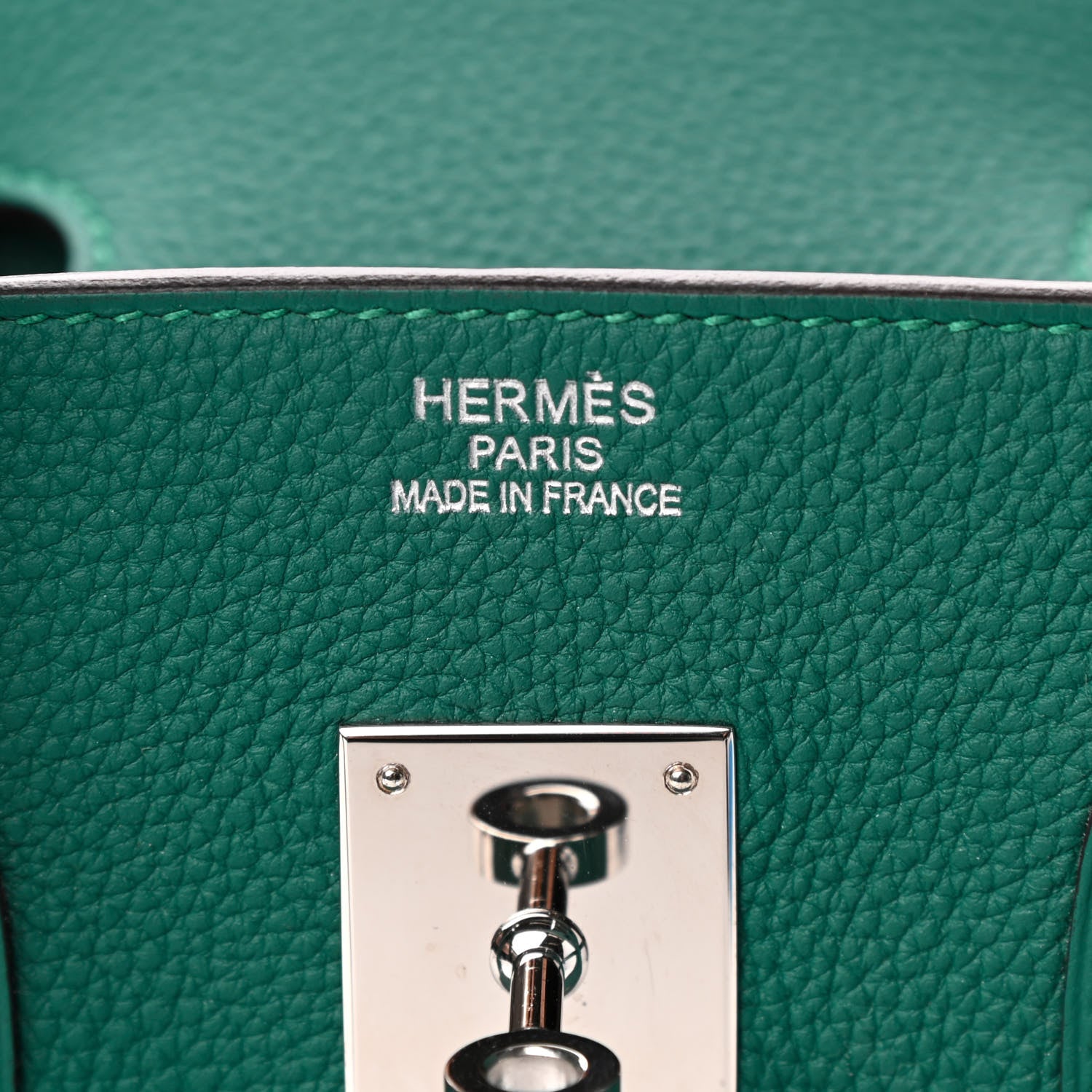Hermes Togo Birkin 35 Malachite 5 of 9