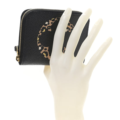 Louis Vuitton Monogram Giant Jungle Zippy Coin Purse Black 2 of 9
