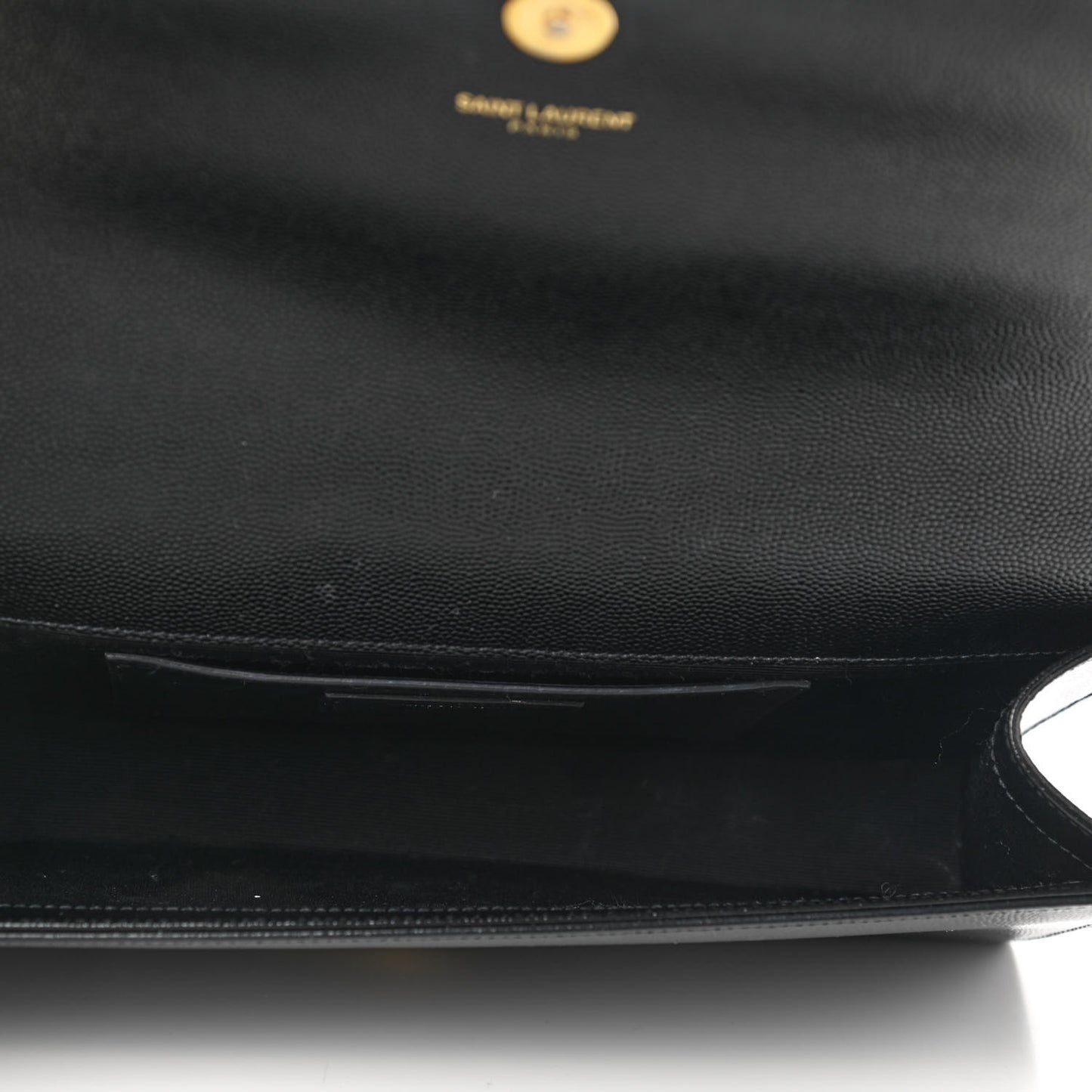 Grain De Poudre Monogram Cassandre Clutch Black