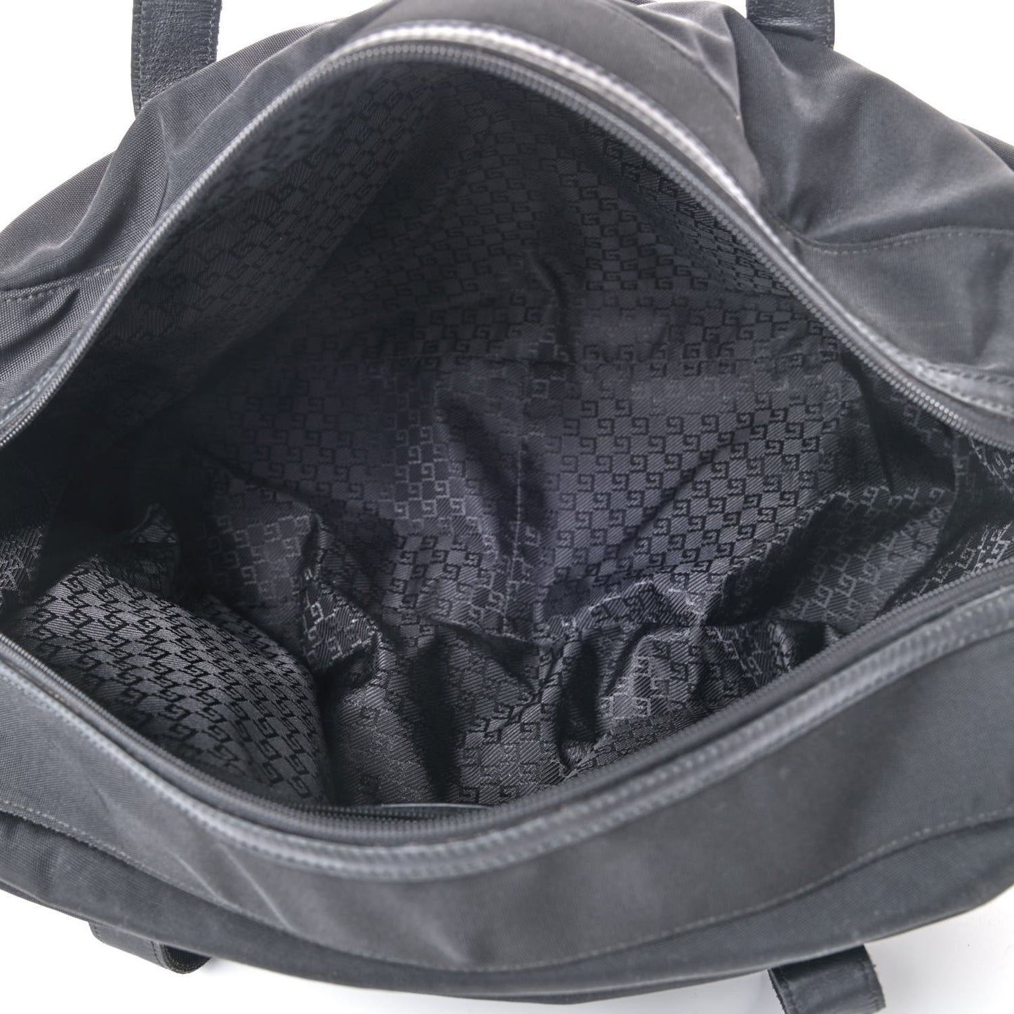 Nylon Large Duffle Bag Black
