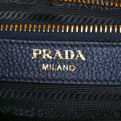 Prada Vitello Phenix Logo Hobo Baltico 6 of 11