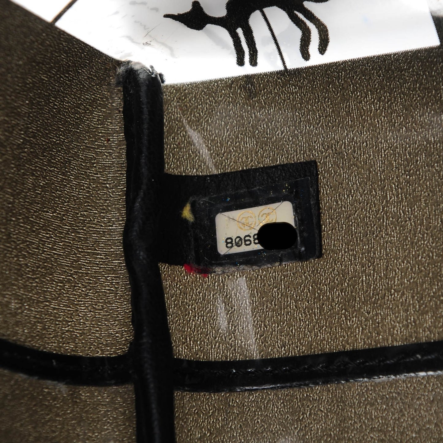 Vinyl Coco Window Tote Black