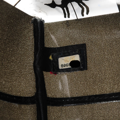 Chanel Vinyl Coco Window Tote Black 7 of 8
