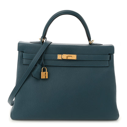 Hermes Togo Kelly Retourne 35 Colvert 1 of 11