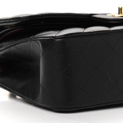 Chanel Lambskin Quilted Small Double Flap Black 8 of 11