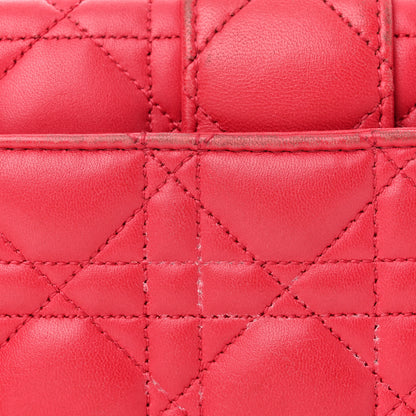 Christian Dior Lambskin Cannage Miss Dior Promenade Pouch Fuchsia 14 of 14