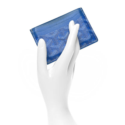 Goyard Goyardine Saint Sulpice Card Holder Sky Blue 2 of 7