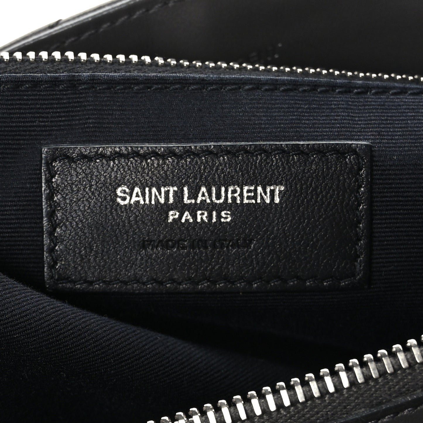 Calfskin Y Quilted Monogram Medium Loulou Chain Satchel Asphalt