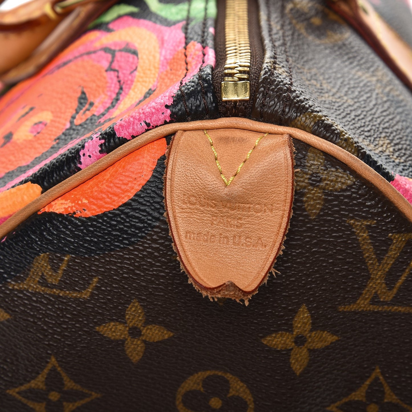 Monogram Roses Speedy 30