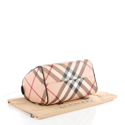 Burberry Nova Check Small Chester Bowling Bag Black 4 of 9