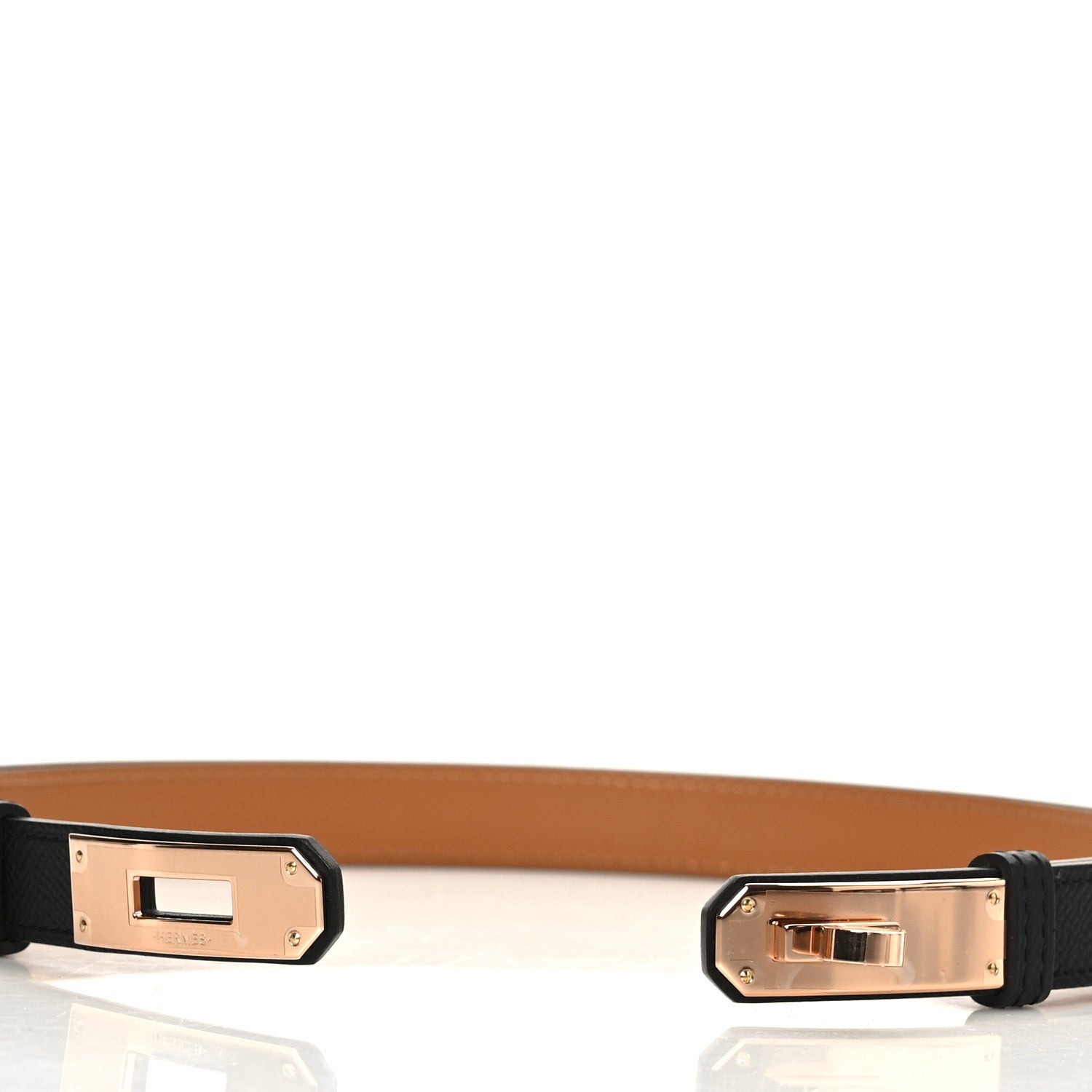 Hermes Epsom Kelly Belt Black 4 of 4