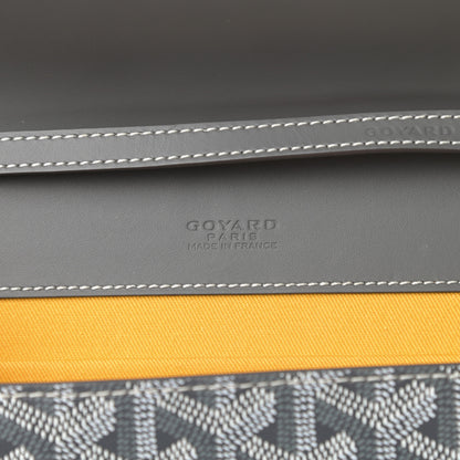 Goyard Goyardine Monte Carlo Bois Clutch With Strap Gray 6 of 10