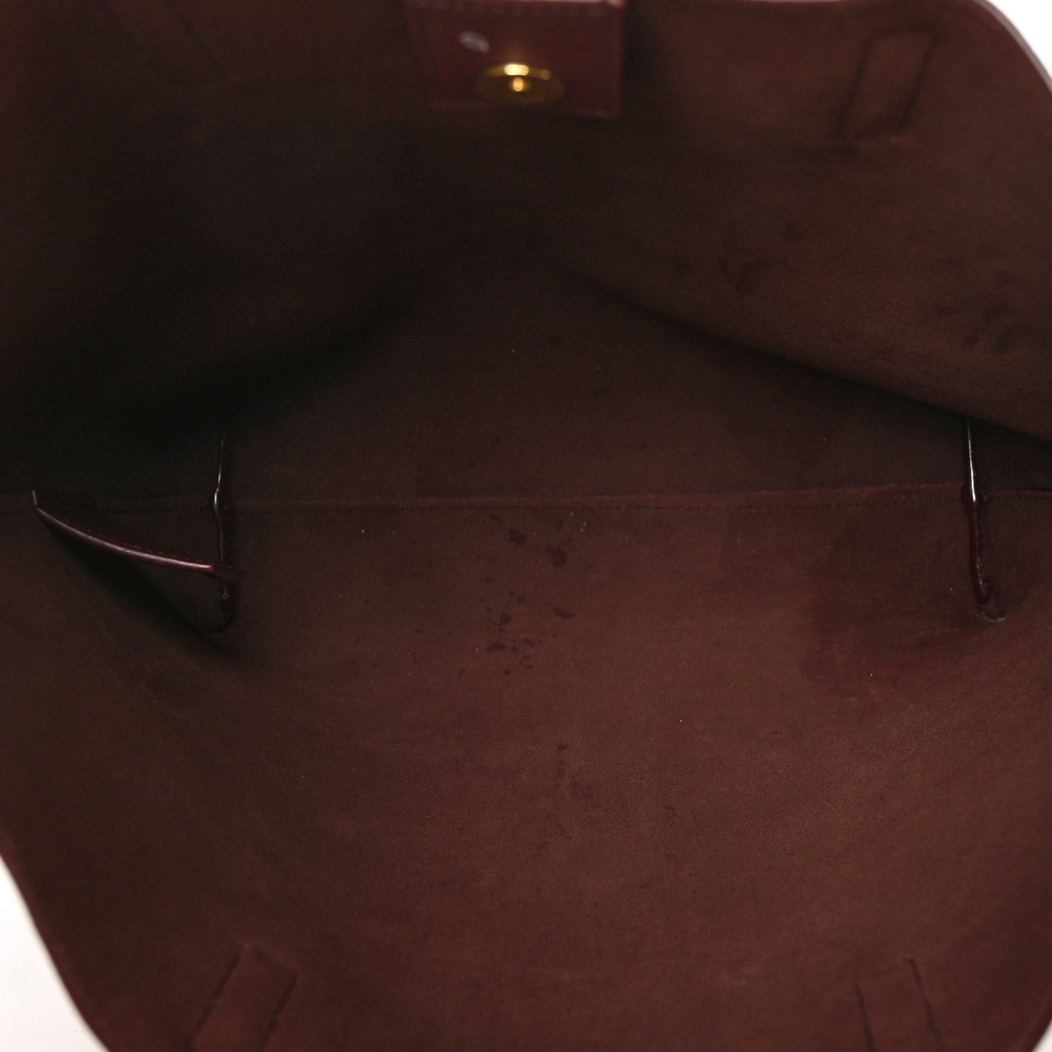Saint Laurent Calfskin Toy Shopping Tote Dark Red 5 of 8