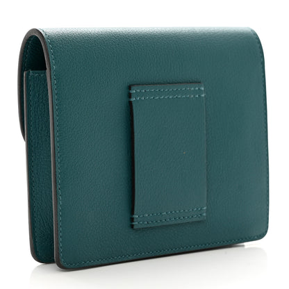 Hermes Evercolor Roulis Slim Wallet Vert Bosphore 4 of 8