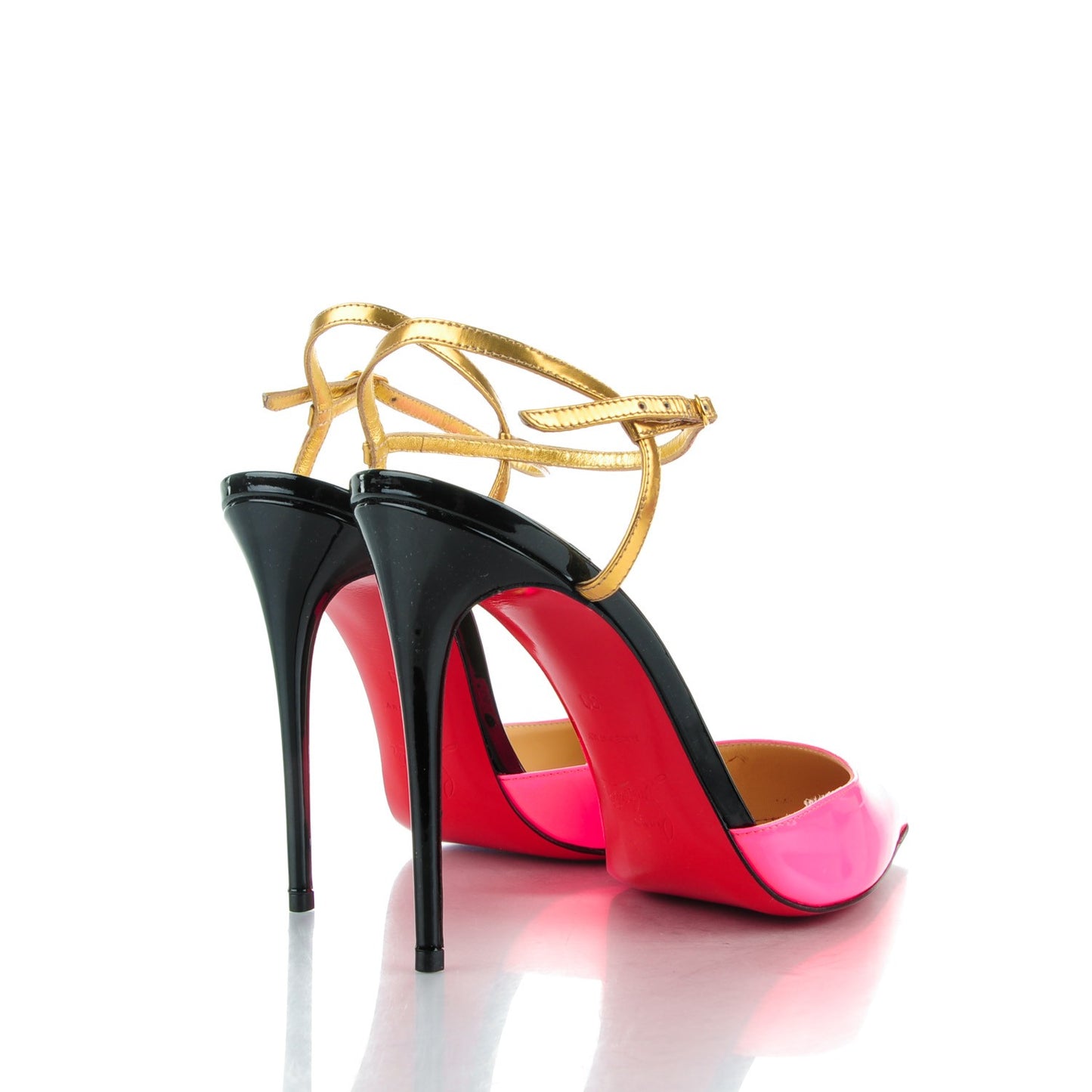 Patent Specchio Rivierina 100 Pumps 39 Shocking Pink