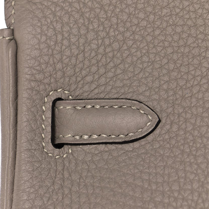Hermes Togo Birkin 25 Gris Tourterelle 13 of 35