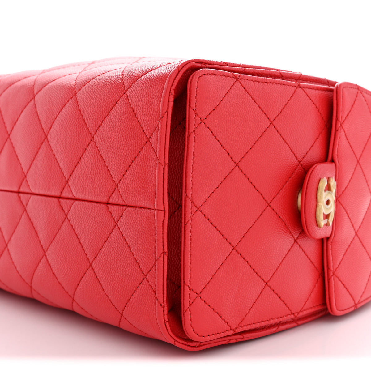Chanel Caviar Quilted Small Chanel 25 Handbag Dark Red 10 of 11