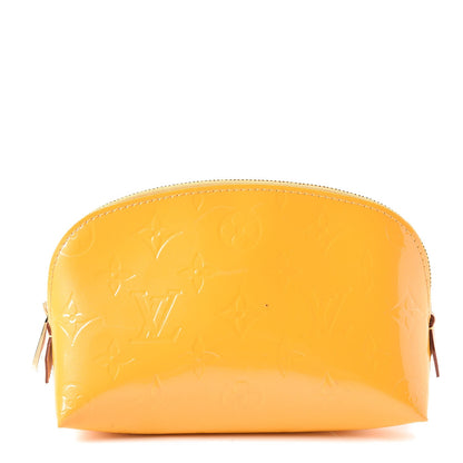 Louis Vuitton Vernis Cosmetic Pouch Jaune Passion 1 of 9