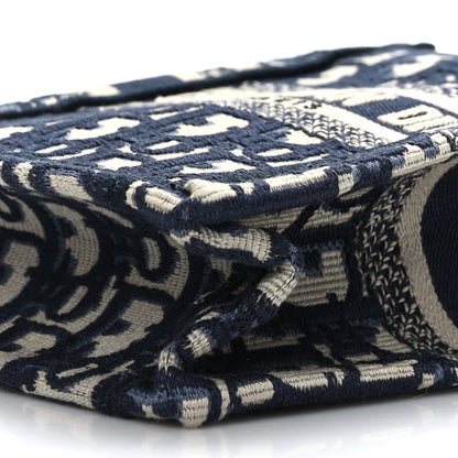 Christian Dior Oblique Mini Book Tote Phone Bag Blue 9 of 9