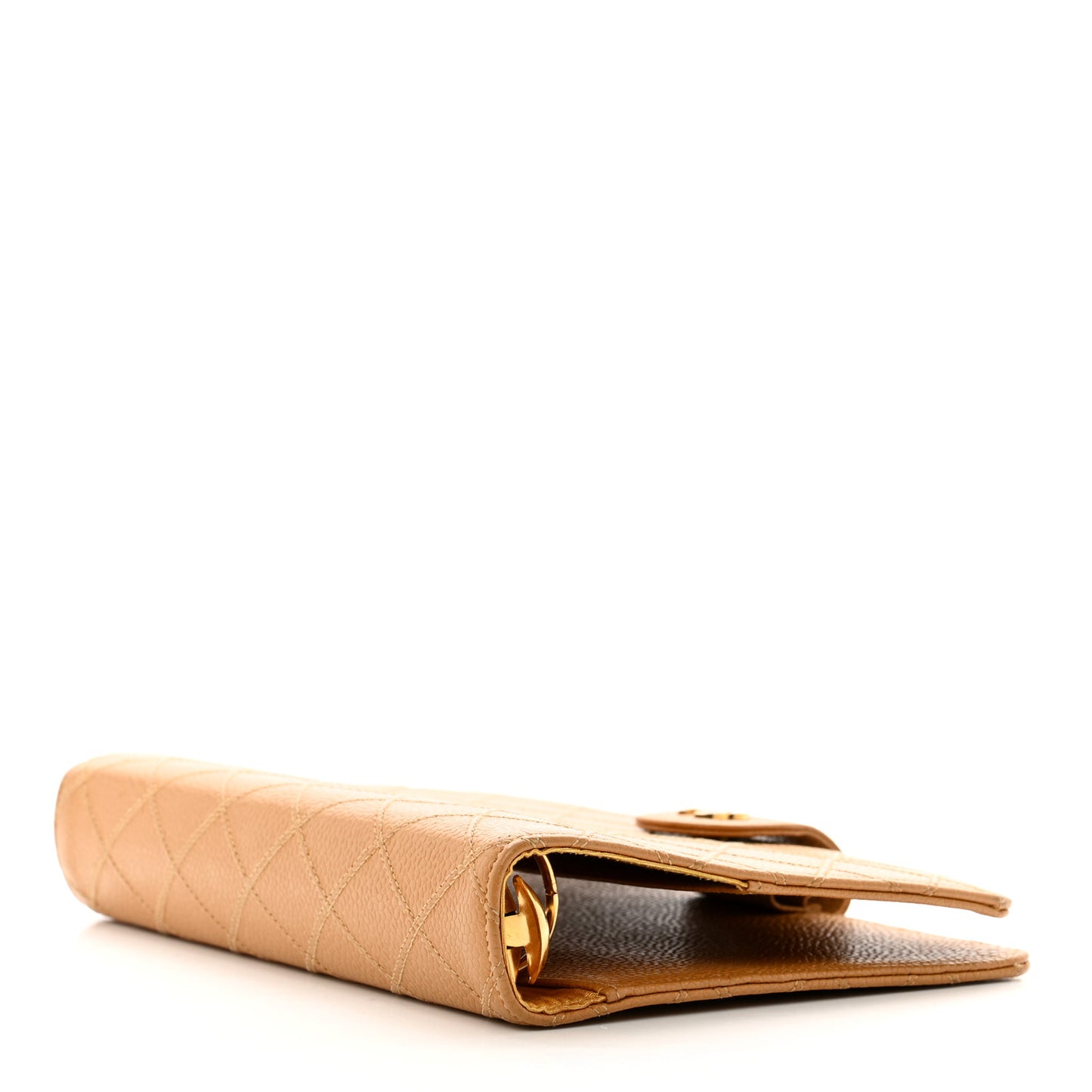 Caviar Stitched Agenda Cover Beige