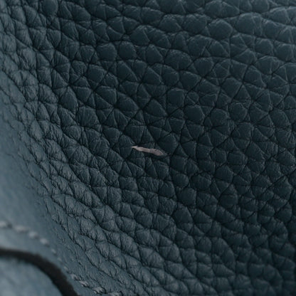 Moynat Taurillon Blush Gabrielle PM Blue 12 of 12