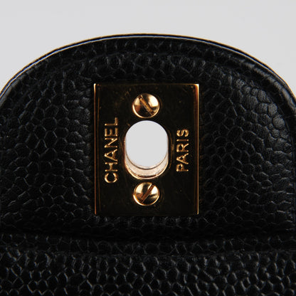 Chanel Caviar Quilted Small Double Flap Black 7 of 9