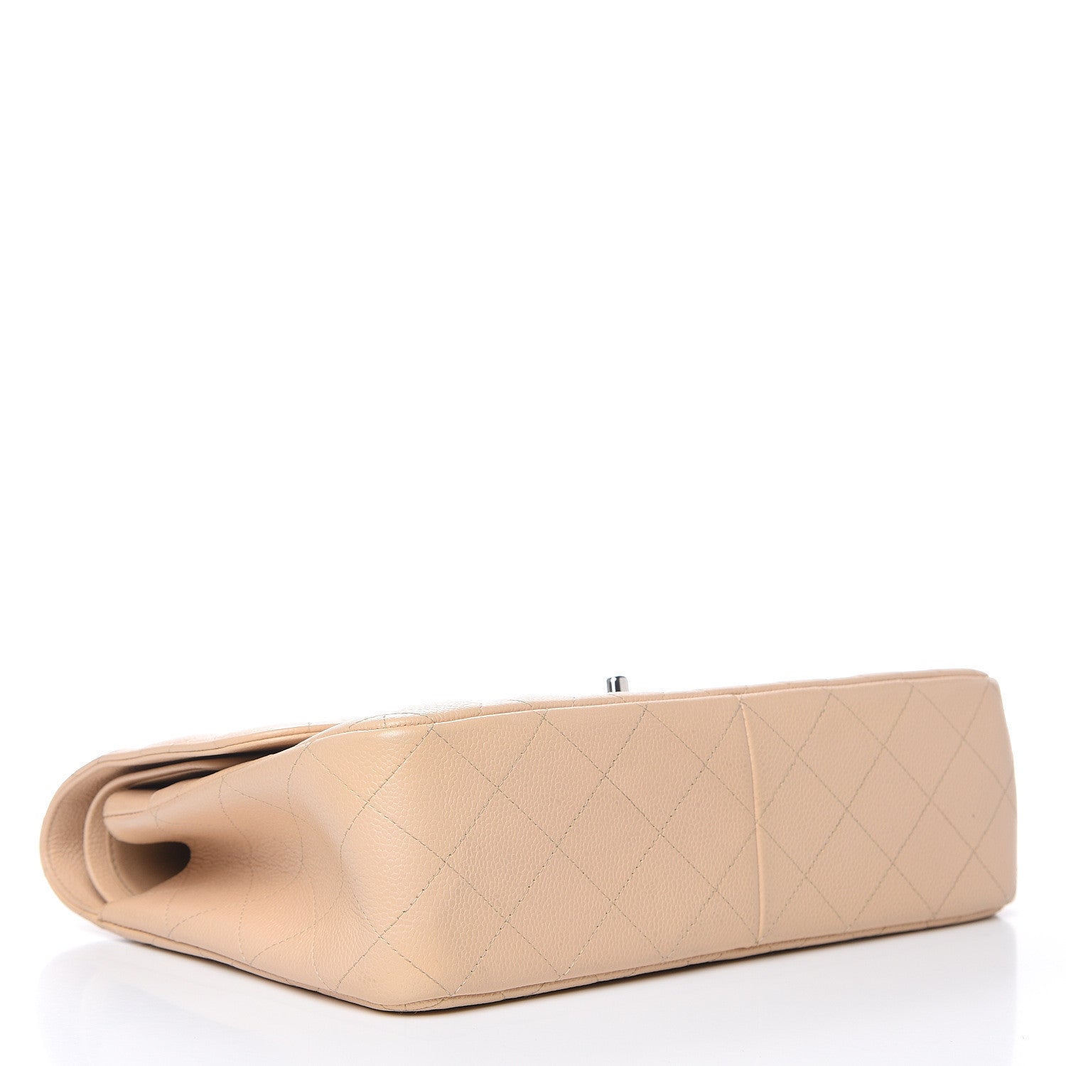 Chanel Caviar Quilted Jumbo Double Flap Beige Clair 4 of 12