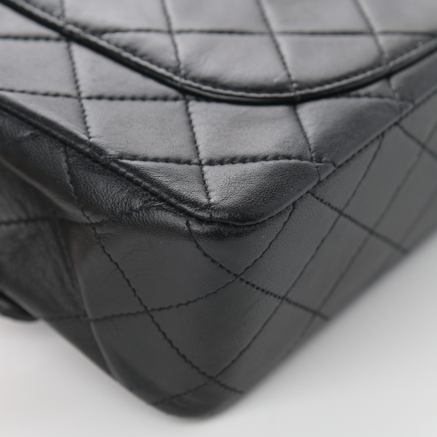 Chanel Lambskin Quilted Small Double Flap Black 12 of 17